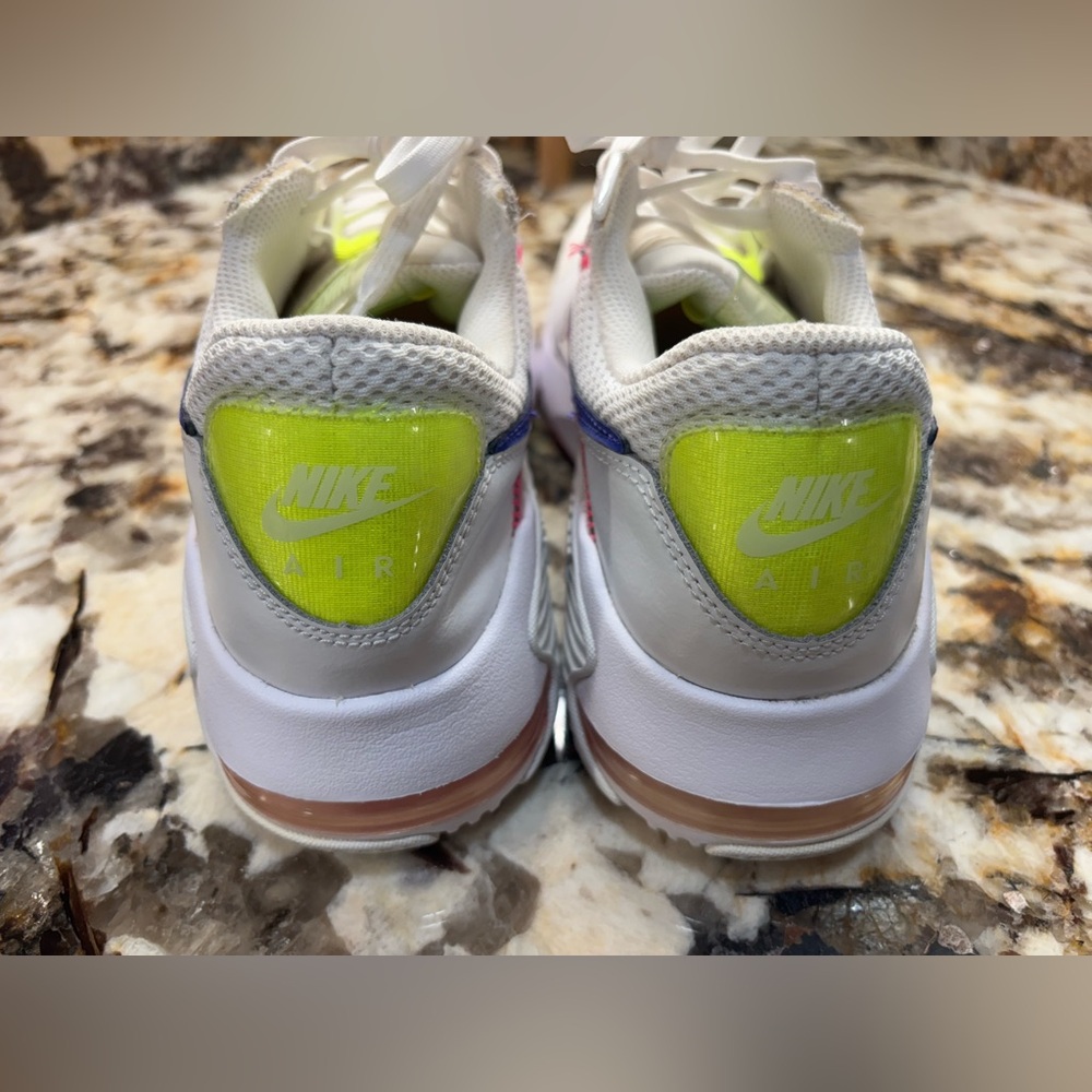 Nike Air Max White with Pink and Green Highlights - Picture 9 of 9